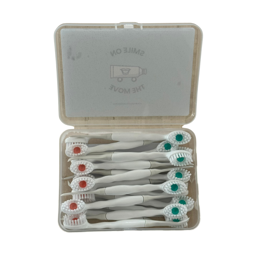 Mini brushes on the go